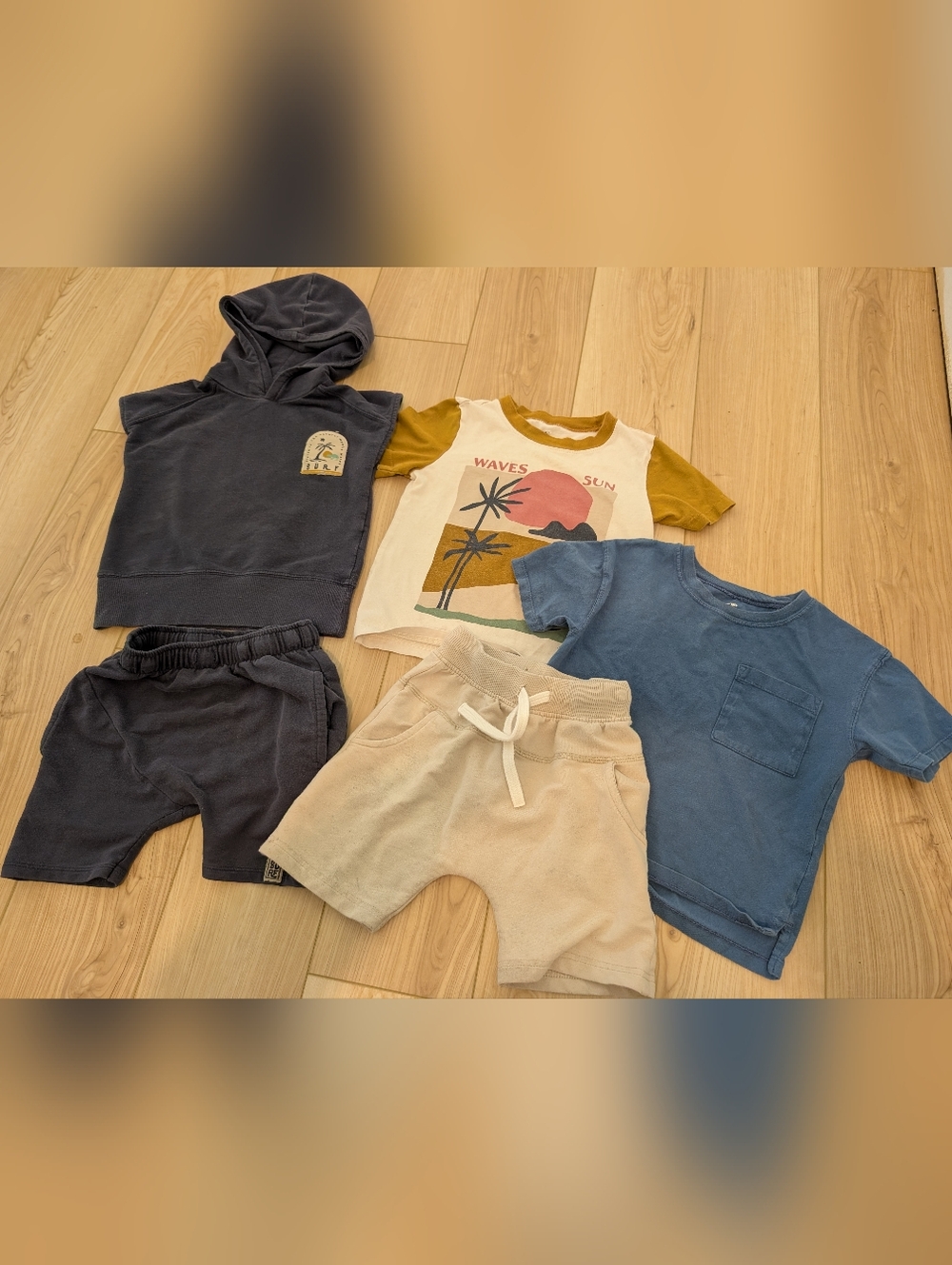 Little Star Organic Toddler Clothing Bundle, Play Condition, 3T